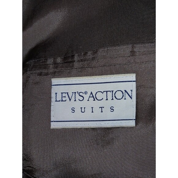 Vtg Levis Action Suit Jacket Men’s 44R - Picture 6 of 7